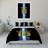 Blue-white stripes, Messi's name. Bedding sets Duvet cover sets Duvet covers Pillowcases(1 * Duvet Cover 2 * Pillowcases without duvet insert)
