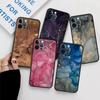 Чехол для Apple iPhone 11 13 12 14 Pro 7 Plus XR X XS Max 6 6S 13Pro SE 2022 черный силиконовый чехол для телефона с мраморным узором