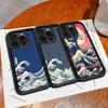 Японские волны Чехол для телефона Для IPhone 17 16 15 14 13 12 11 Pro Max 16E Plus INS Мягкий чехол