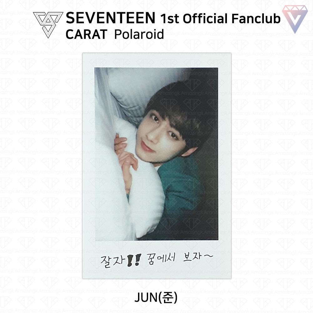 Seventeen Первая официальная фотокарточка фан-клуба Carat Polaroid KPOP K-POP