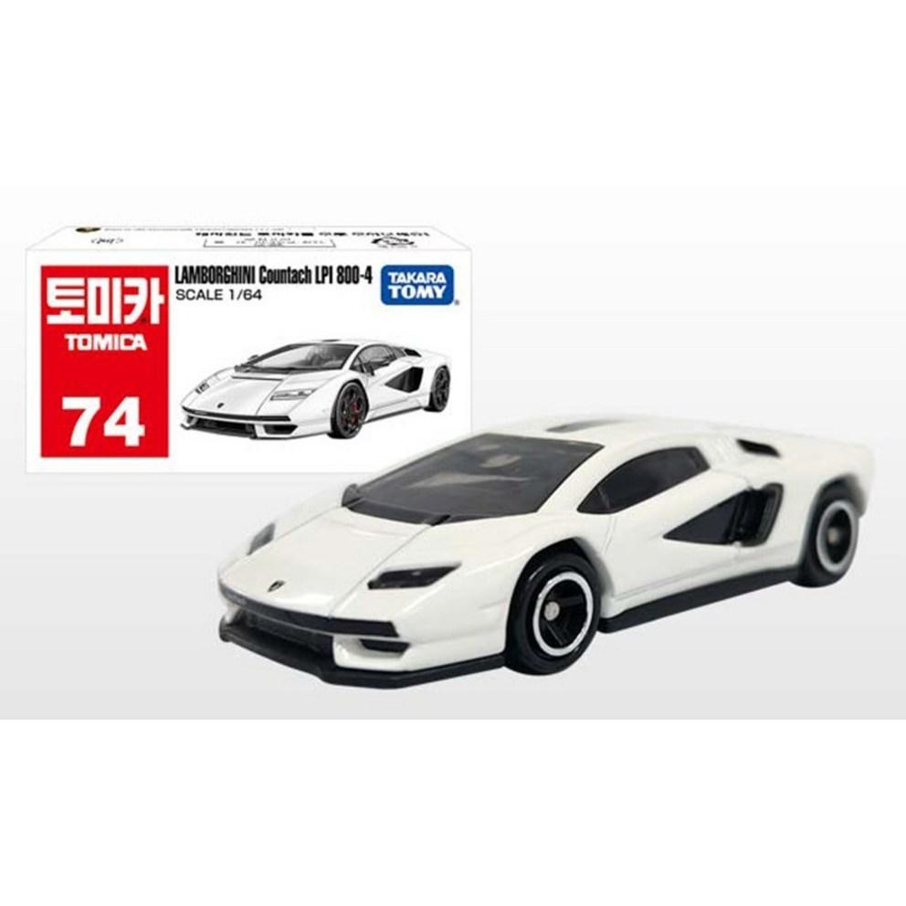 Tomica 74 Lamborghini Countach LPI 800-4 Литая модель автомобиля, Смешанные цвета, Упаковка из 2 шт.
