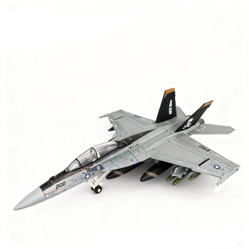1:Масштабная модель 1:72 F18 F-18 VF103 Grumman Tomcat Super Hornet F/A-18F Истребитель с Пиратским Флагом Самолет ВМС США Военная Модель Игрушка