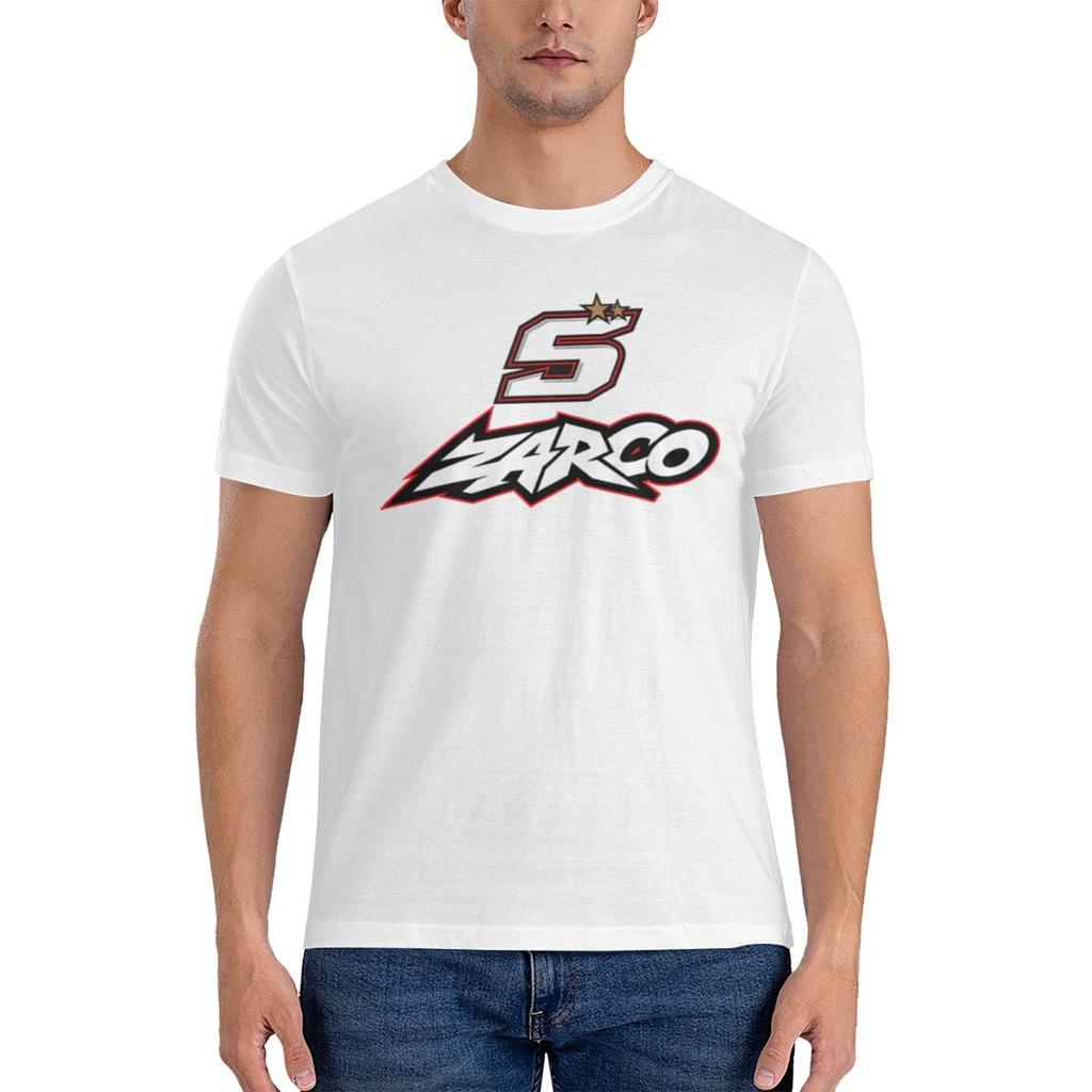 Johann Zarco Commuting Tshirt Simple Korean Style Ribbed Collar Basic Tee