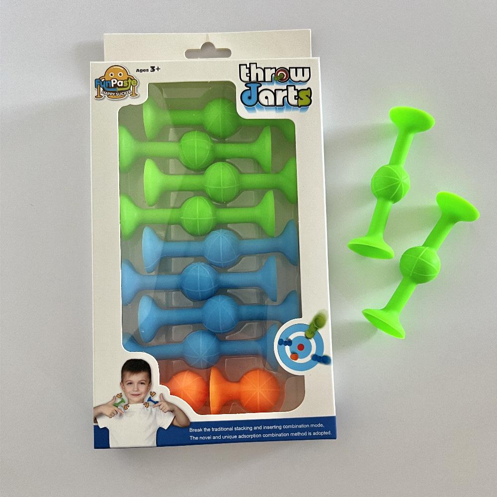 Cross-Border Suction Cup Dart Game: Sticky Decompression Toys for Outdoor Family Gatherings and Parent-Child Activities