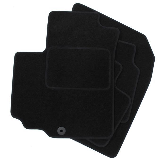 Tapis de sol - Suzuki - Swift - Velours noir - Sur mesure - Antidérapant 2010-2017