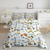Boho Rainbow Bedding Set For Girls Twin,Cute Bohemian Eyes Moon Sun Comforter Set Kawaii Cloud Dream Catcher Bedding Comforter Sets For Kids