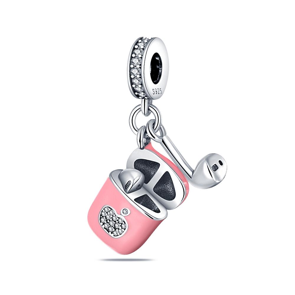 copper Plated Headphone Pendant Charm Bracelets for Women Compatible With Pendant Charm Bead Charms Bead Charms for Fine Jewellery Making Gift