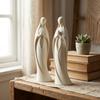 3D Printed Praying Virgin Mary Statue Minimalist Virgin Mary Desktop Sculpture  Home Shelf Decor