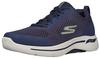 Skechers GOwalk Arch Fit - Idyllic Extra Wide (216116ww) кроссовки navy/gold