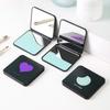 Foldable Makeup Mirror Mini Square Makeup Vanity Mirror Portable Hand Mirrors Double-Side Compact Mirror Pocket Cosmetic Mirrors