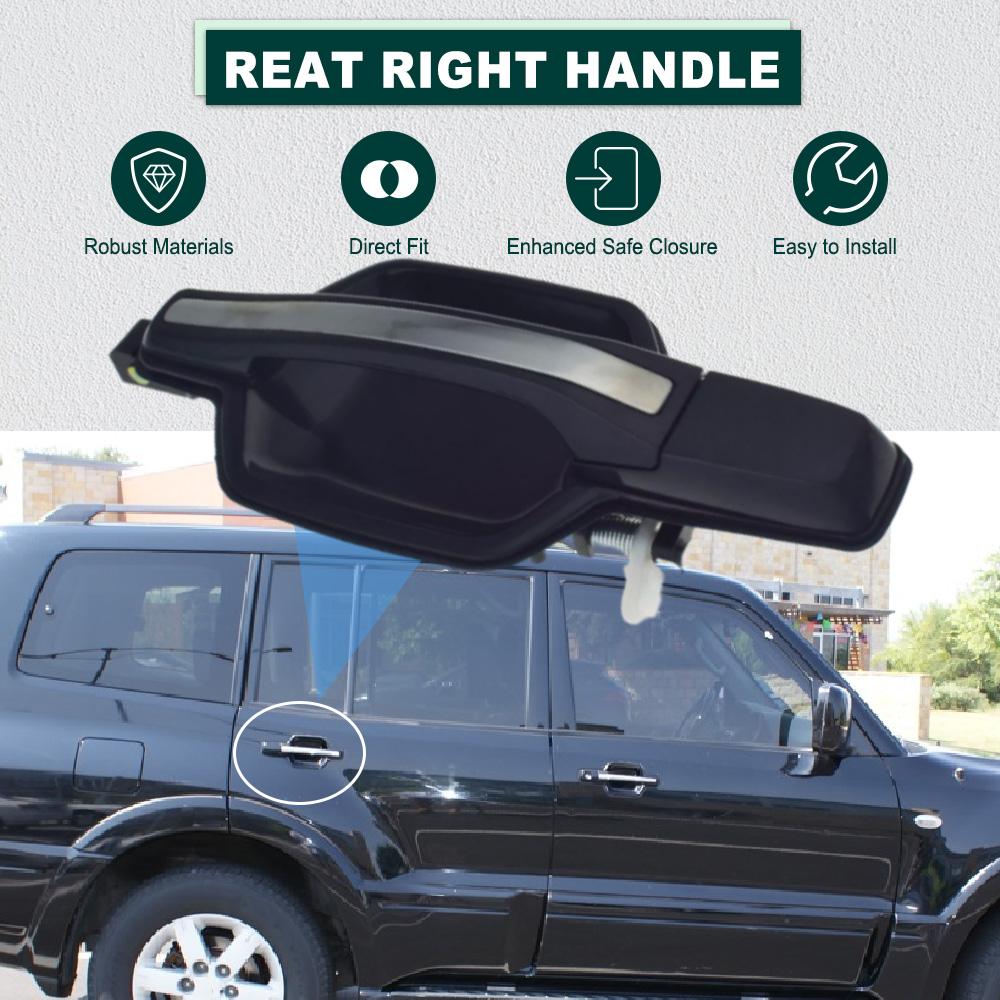Для Mitsubishi Montero 2001 2002 2003 2004 2005 2006 Передняя Задняя Левая Правая Внешняя Снаружи Наружная Ручка Двери MR653473