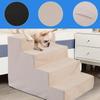 4 Tiers Dog Ramps Steps Gentle Slope Anti Slip Scratch Resistant High Density Sponge Versatile for