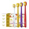 Доктор. Зубная щетка Dental Gold Ion с широкой головкой и мягкой щетиной - 4 шт.