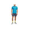 HOKA ONE ONE Однотонная футболка с круглым вырезом и коротким рукавом Мужские топы 1175771-HKB