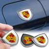 1Pcs 3D Metal Auto Door Shield Emblem Car Body Badge Sticker Styling For Boxster Cayenne Panamera Macan Cayman 911 918 996 917 991