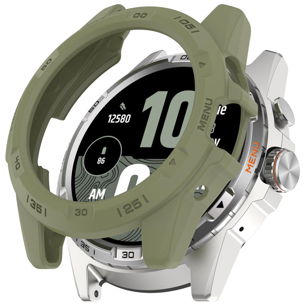 For TicWatch Atlas TPU Protective Case Hollow Design Shockproof Watch Cover