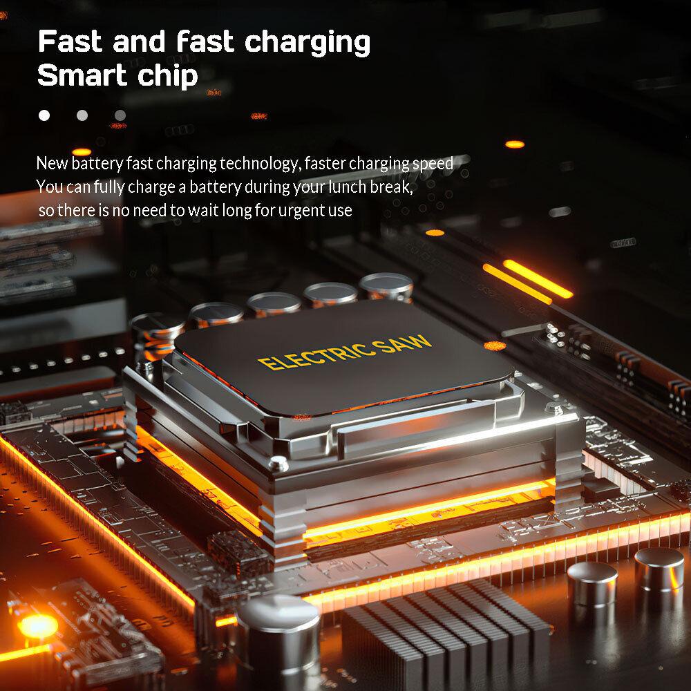 6-дюймовая мини-электропила ручная портативная аккумуляторная литиевая садовая деревообрабатывающая электрическая цепная пила режущий электроинструмент