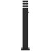 Vidaxl Zewnętrzna Lampa Stojąca Z Czujnikiem, Czarna, 80 Cm, Aluminium