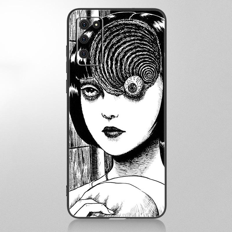 Аниме Джунджи Ито футболки ужас чехол для Samsung Galaxy A12 A02S A22 A32 A52 A72 A71 A51 A41 A31 A21 A11 A50 A70 A10S A20S чехол