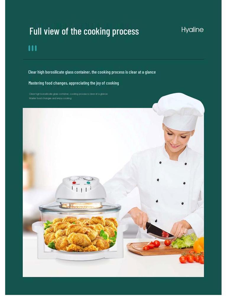 Стеклянная аэрофритюрница 110 В и галогеновая микроволновая печь - европейские, британские и американские стандарты