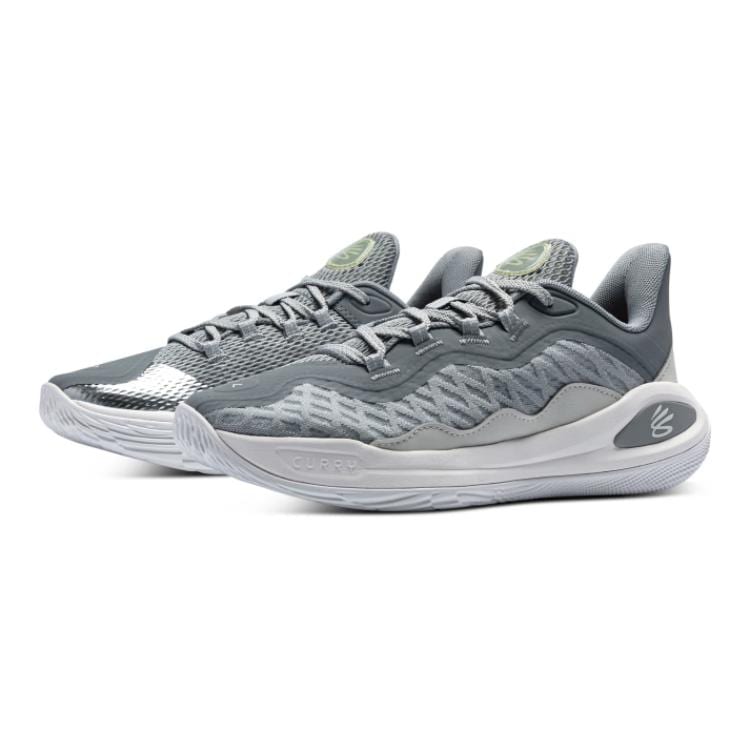 Under Armour Кроссовки Curry 11 'Young Wolf' Низкие Детские Баскетбольные Серые Унисекс 3027370-100