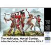 Master Box 1/35 Scale Indian Series No. 7 Mohawk and British Soldiers, 18th Century, 4-Piece Plastic Model Kit (MB35236)