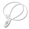 Ожерелье Slico с терагерцовой волной с медицинским устройством Lightning 47 см [ZAAP], Логотип, Белый/Серебристый, L,