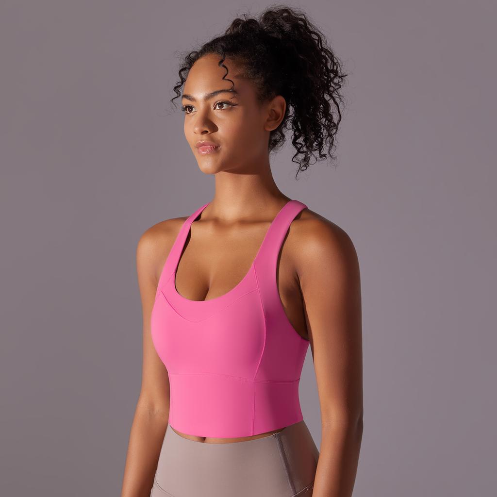 Nessaj Бесшовный дышащий спортивный жилет женский бюстгальтер для йоги красота спины тренажерный зал фитнес пуш-ап нижнее белье