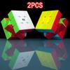2 шт. Warrior W 3*3 QiYi 3D головоломка Speed Magic Cube 3x3x3 QI YI Cubo Megico 4 q 5 лет, развивающая игрушка, экшн-игра для мальчиков 5 лет