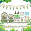 Jungle Animals Birthday Party Decorations & Tableware Set