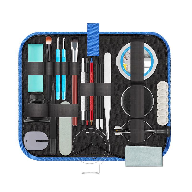 Набор инструментов для ремонта часов из 147 предметов с набором для разборки и открывателем в сумке для инструментов