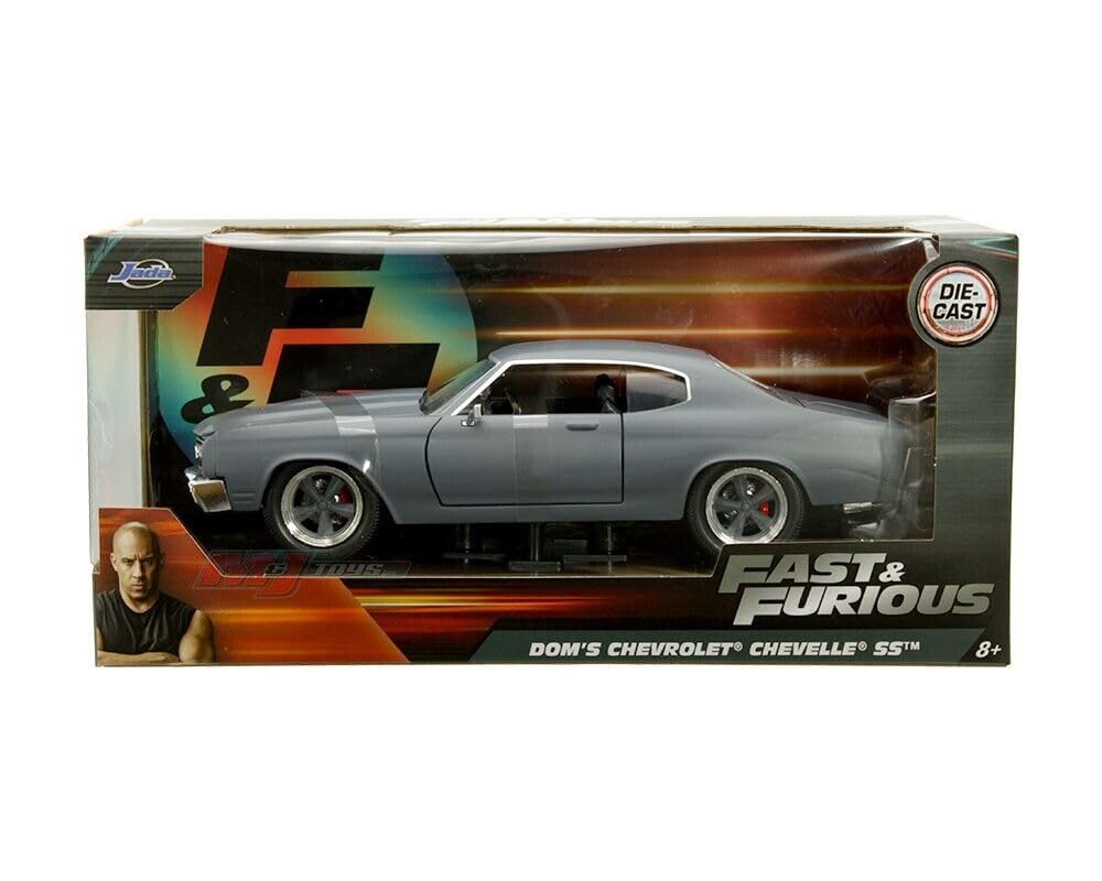 JADA TOYS Форсаж Дом Шевроле Шевелль SS 1970 Серый Шевроле Шевелль SS 97835 1/24 F&F Дом [Предмет]