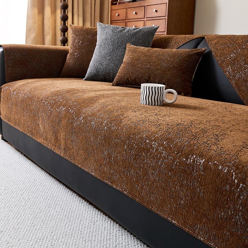 Роскошная элитная подушка для дивана с прямым краем, новинка 2025 года, фиксированная, нескользящая, устойчивая к царапинам от кошек, подушка для сиденья кожаного дивана прямого ряда