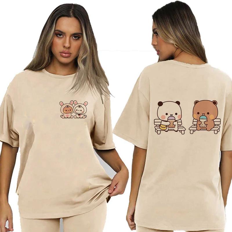 Bubu Dudu EU Size Tops Cute Manga Tee Shirt Women Men Funny Tshirt Graphic Casual T Shirt Y2k Streetwear Cartoon Gothic Clothes