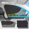 Magnetic Car Side Window Sun Shade Curtain UV Reflective Privacy Curtains For Front / Rear Window