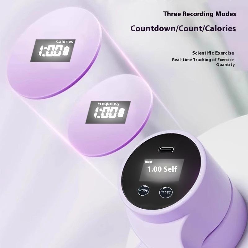 Тренажер для мышц тазового дна со счетчиком, тренажер для бедер, регулируемое устройство для упражнений для ног для послеродового восстановления, тренировки ног и ягодиц