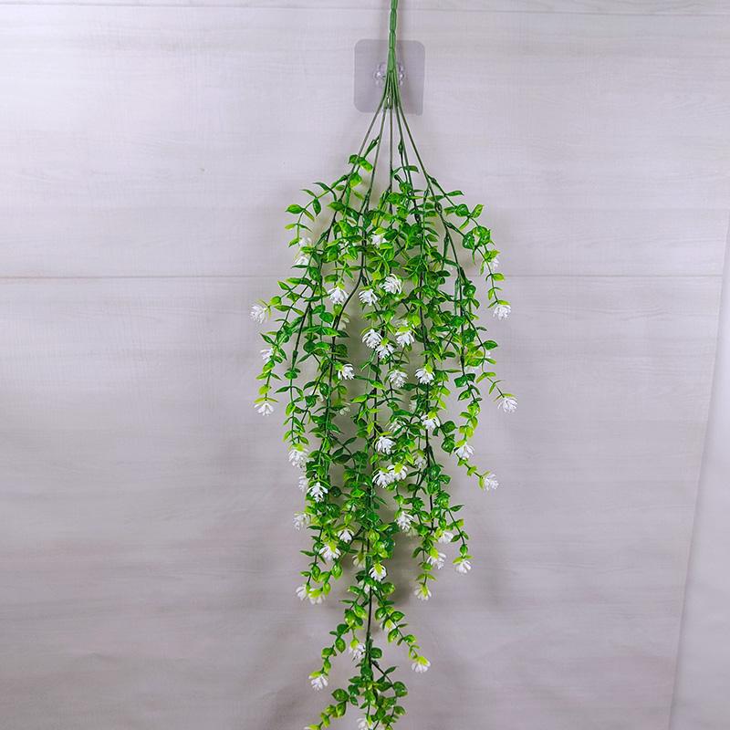 Настенная зелень: Длинная полоса искусственной цветочной лозы и лиственной декорации для внутренних/наружных пространств