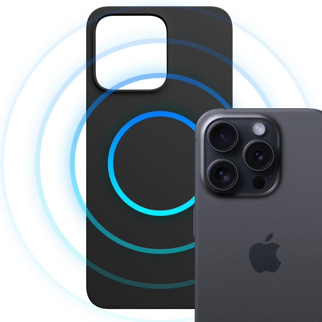 Apple iPhone 15 Pro Max - 3mk Hardy MagSilicone Graphite