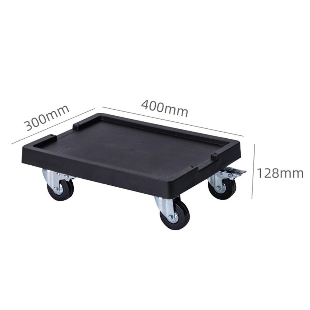 Wheeled Planter Tray 360 Degree Rotating Wheels Accessories Plant Dolly Saucer Planter Stand with Wheel for Home Backyard Patio