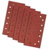 Velcro sandpaper 115 x 230 mm, K40, 5 pcs., with holes