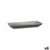 Платок для запекания Ariane Oxide Céramique Gris (28 х 14 см) (6 единиц)