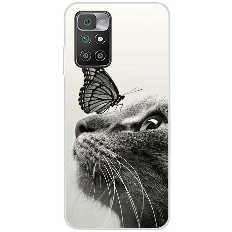 Чехлы для Redmi 10, силиконовая задняя крышка, чехол для телефона для xiaomi Redmi 10, 2022, мягкая сумка, 6,5 дюйма, глобальный чехол, бампер из ТПУ, новинка