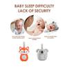 1pc Baby White Noise Soother Machine with 5 Soothing Sounds Music Timer for Newborn Toddler Sleep Aid Stroller Home Use