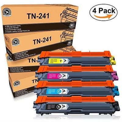 FITU WORK 1 x Совместимый сменный для Brother TN241 TN245 Картридж с тонером для Brother DCP-9020CDW DCP-9015CDW HL