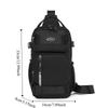Multifunction Sports Message Bag Large Capacity Shoulder Crossbody Bag Men Chest Bag  Outdoor