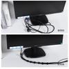 Cable Ties, Velcro Fasteners, for Wiring, Storage, and Securing Freely Cuttable Reusable Double-Sided Velcro (25mm10m)