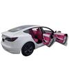 Розовая алькантара - обновление интерьера для Tesla: Персонализированный многоцветный дизайн