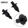 100pcs 6mm Hole Dia ATV Plastic Push In Type Rivets Fastener Pin Clips Fairing Fender For Suzuki Hayabusa GSXR 1300/1000/750/600