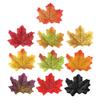 50 шт. искусственный кленовый лист реалистичная ткань осенние листья для дома и улицы Хэллоуин осень