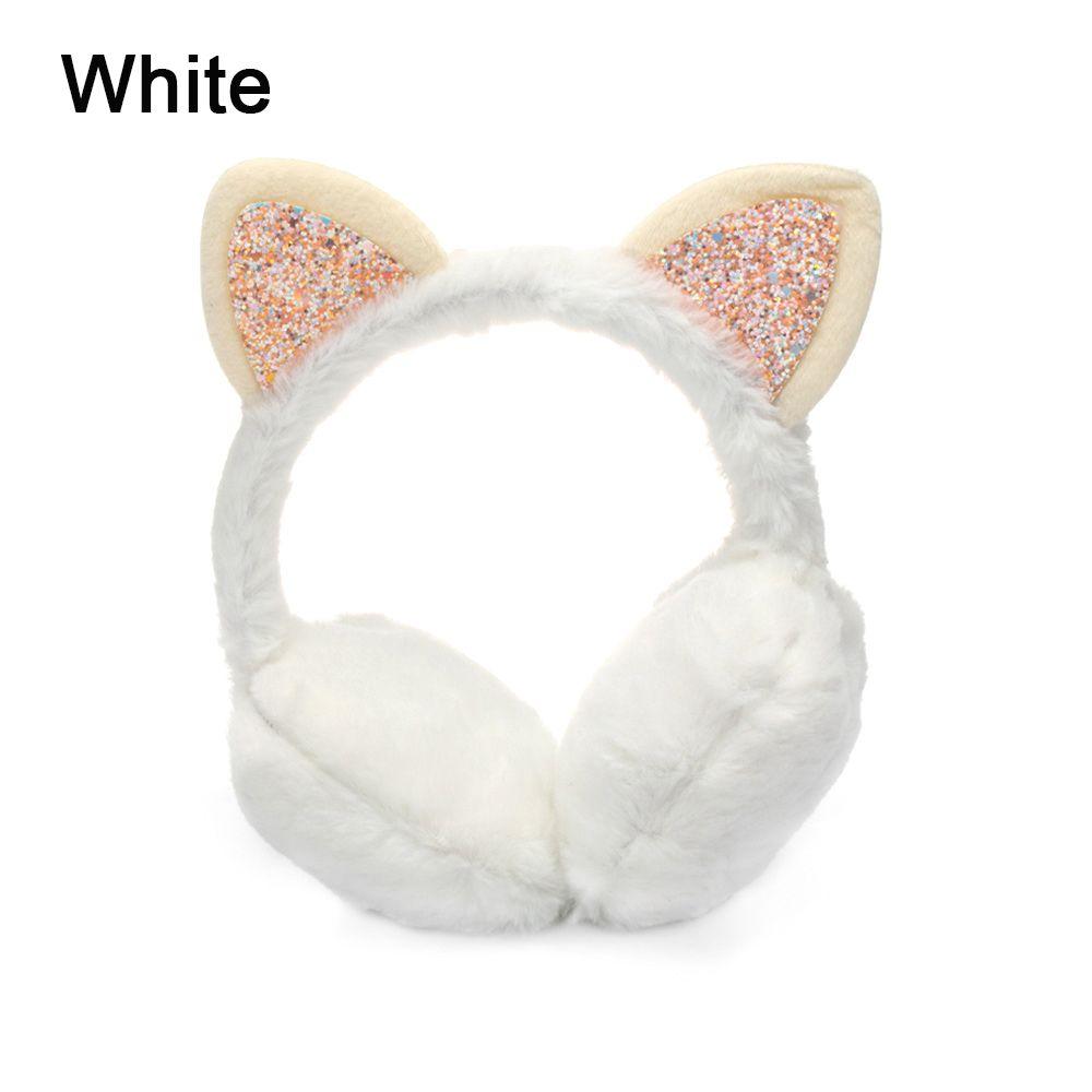 Headband Outdoor Earmuff Women Girls Ear Warmers for Cold Weather Cat Ears Winter Warm Earmuffs